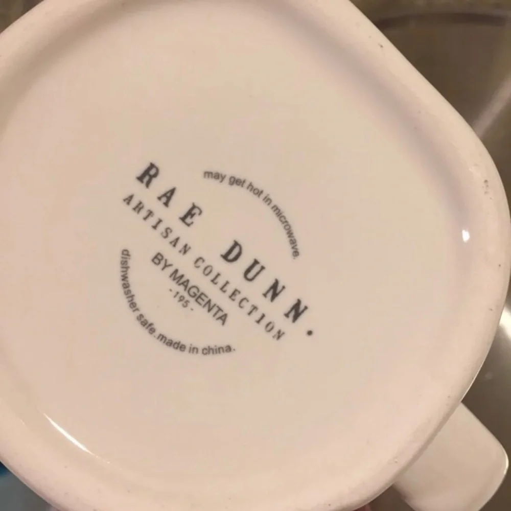Rae Dunn Dreamer Mug NWT Coffee Tea ceramic gift black white